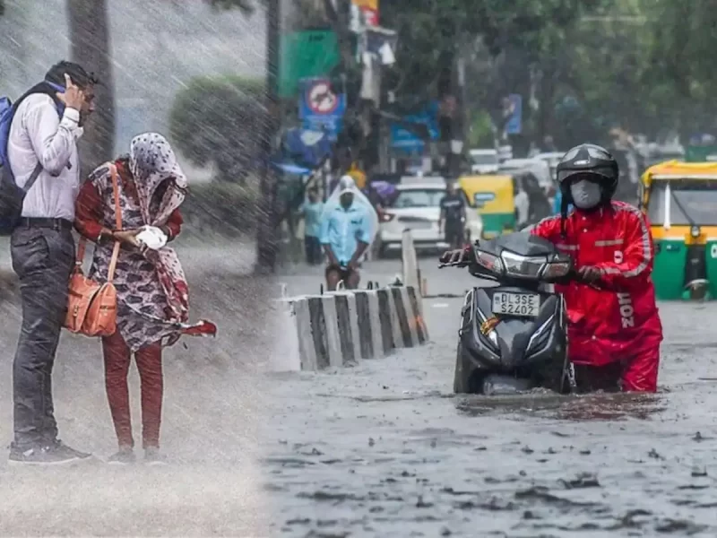 भारी बरसात